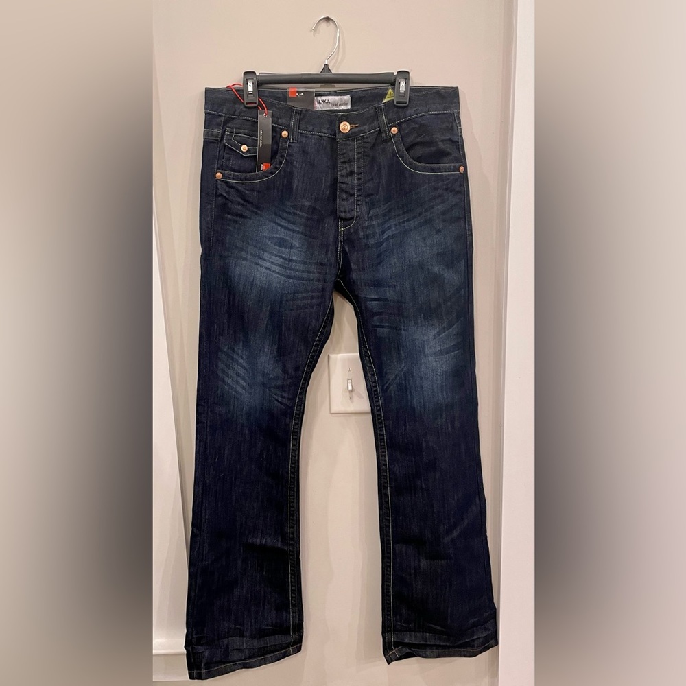 NWT - AKKA Real Denim Apt Distressed
Boot Cut Jeans Size 36L NEW